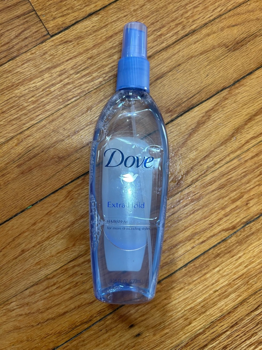 Dove Extra Hold Non-aerosol Hairspray Discontinued RARE BLUE Bottle 2008